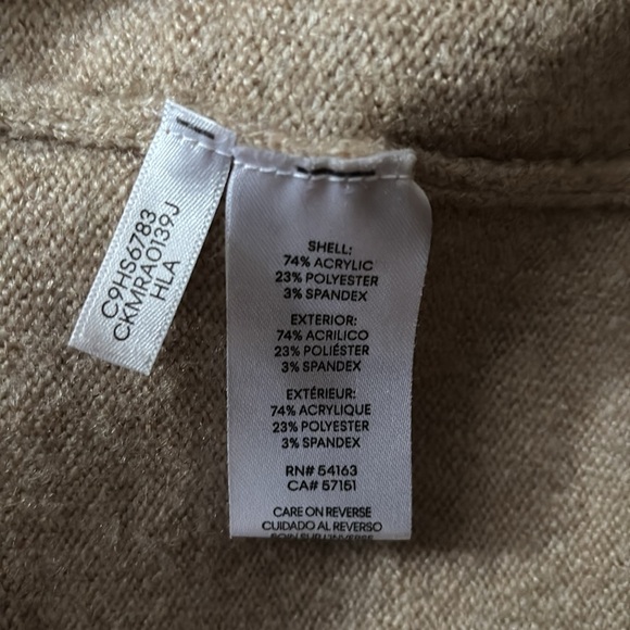 Calvin Klein cowl neck turtleneck sweater - sz large‎ - Picture 5 of 8